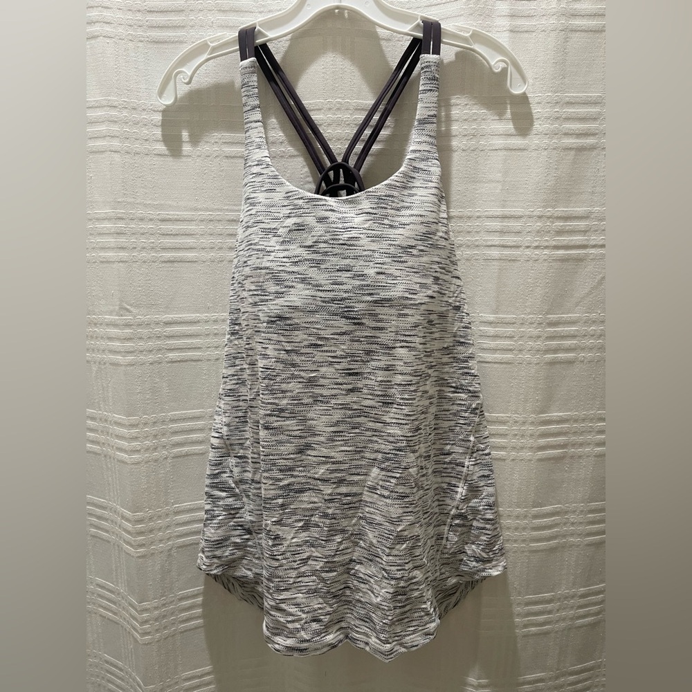 Lululemon built in bra tank drape back